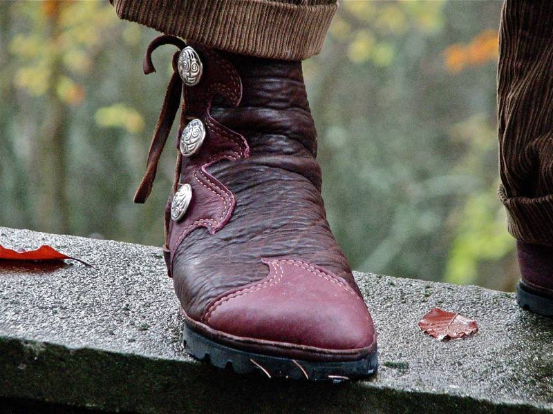 Elfen Flamme Büffel Mokassin Made To Order - Herren Leder Stiefel Mokassins Action Larp Sass von SoulPathShoes