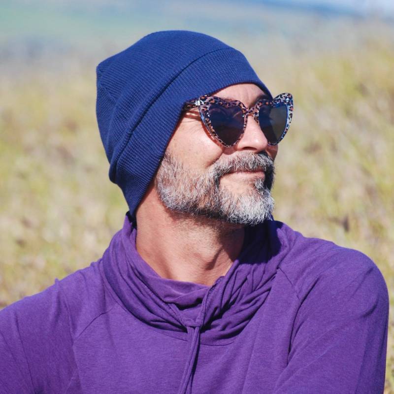 Beanie Mütze - Unisex Marineblau Bio-Baumwolle Thermo Waffelstrick Umweltfreundlich Einheitsgröße von SoulRole