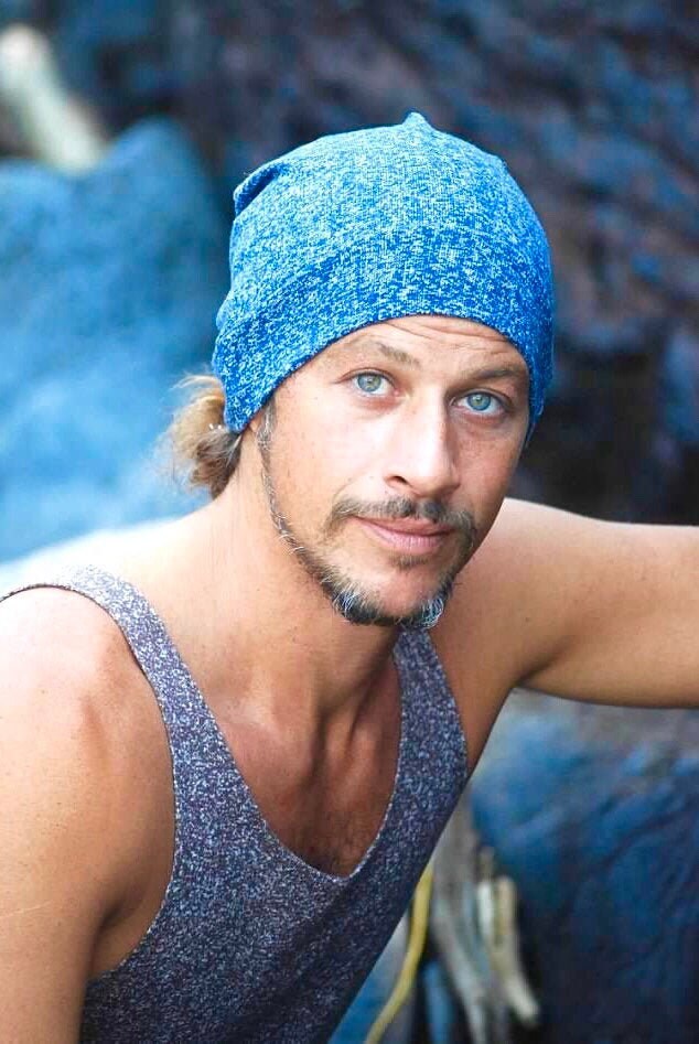 Herren Beanie Mütze - Unisex Steinblau Bio Baumwolle Hanf Eco Friendly von SoulRole