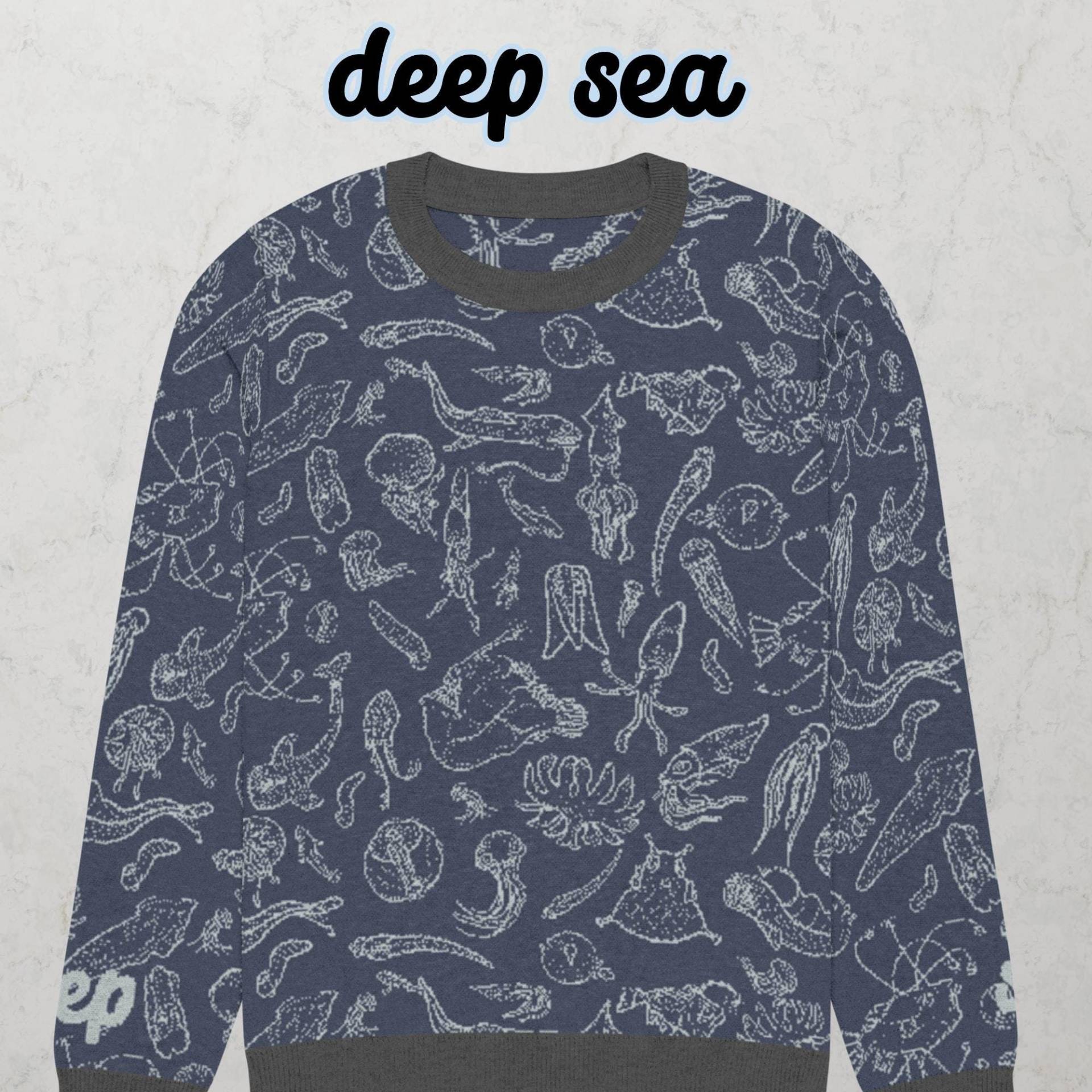 Deepsea Classic Knitted Neck Sweater Deepsea Classic Knitted Neck Sweater von Soulape