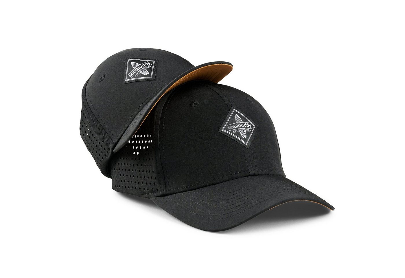 Soulbuddy Baseball Cap 2er-Set Partnerlook Familie, Sport Cap Herren Damen, Geschenk Vatertag (Set besteht aus 1x Eltern Cap & 1x Kids Cap, Leicht & Atmungsaktiv) von Soulbuddy