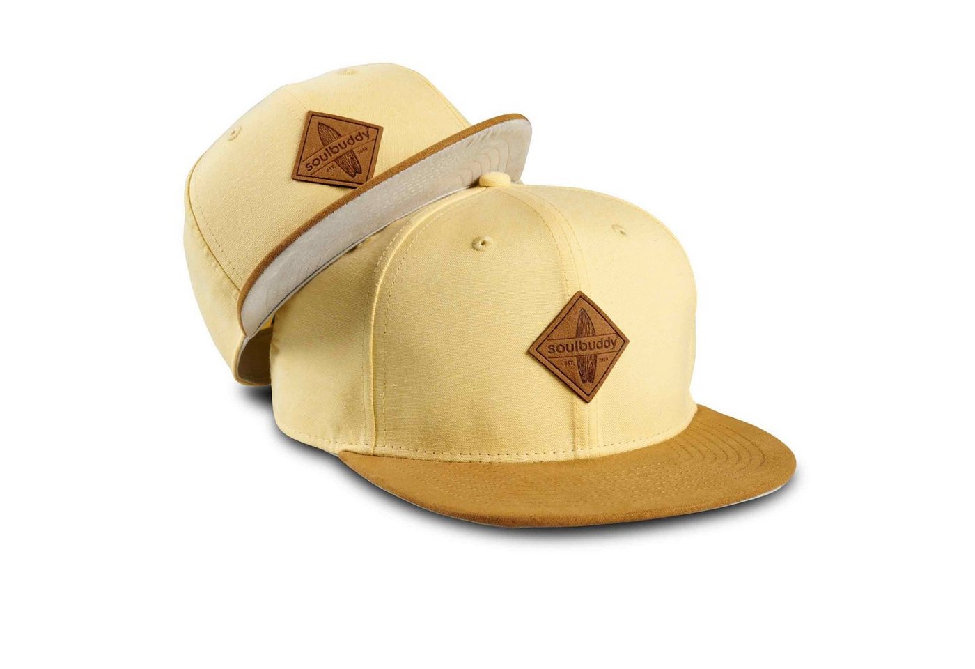 Soulbuddy Baseball Cap 2er-Set Partnerlook-Set, Geschenk für Eltern, Geschenk Papa Mama (Set = 1x Eltern Cap + 1x Kinder Cap, Identisches Partnerlook-Set) von Soulbuddy