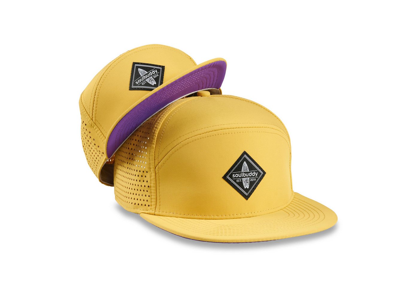 Soulbuddy Baseball Cap 2er-Set Partnerlook-Set, Geschenk für Eltern, Geschenk Papa Mama (Set = 1x Eltern Cap + 1x Kinder Cap, Identisches Partnerlook-Set) von Soulbuddy