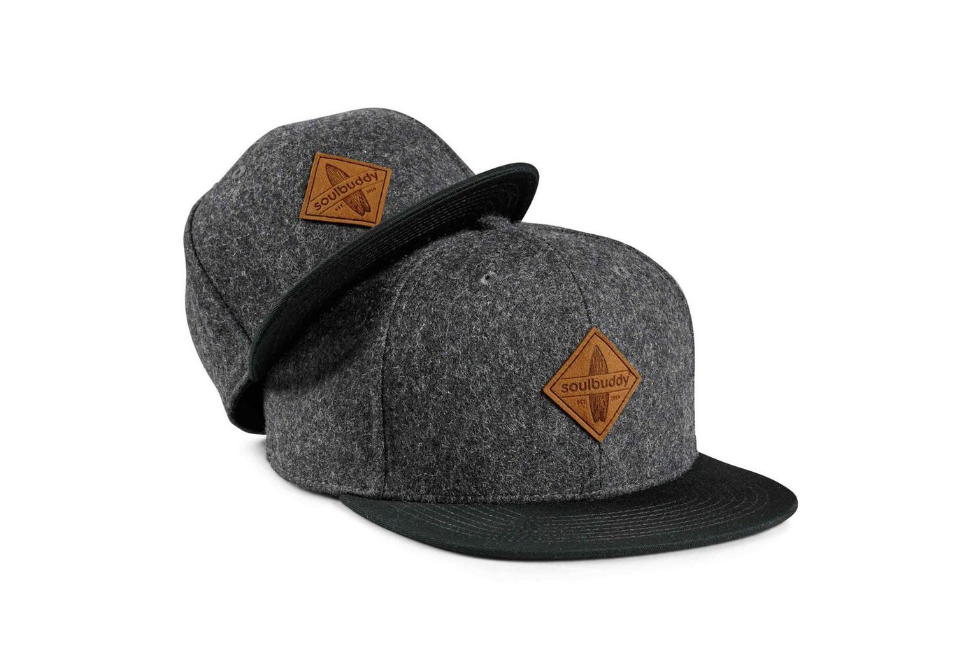 Soulbuddy Baseball Cap 2er-Set Partnerlook-Set, Geschenk für Eltern, Geschenk Papa Mama (Set = 1x Eltern Cap + 1x Kinder Cap, Identisches Partnerlook-Set) von Soulbuddy