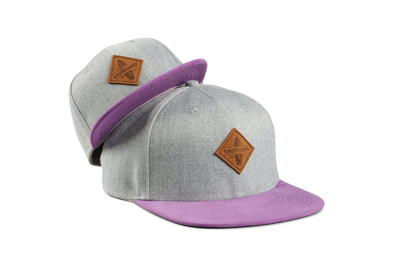 Soulbuddy Baseball Cap 2er-Set Partnerlook-Set, Geschenk für Eltern, Geschenk Papa Mama (Set = 1x Eltern Cap + 1x Kinder Cap, Identisches Partnerlook-Set) von Soulbuddy