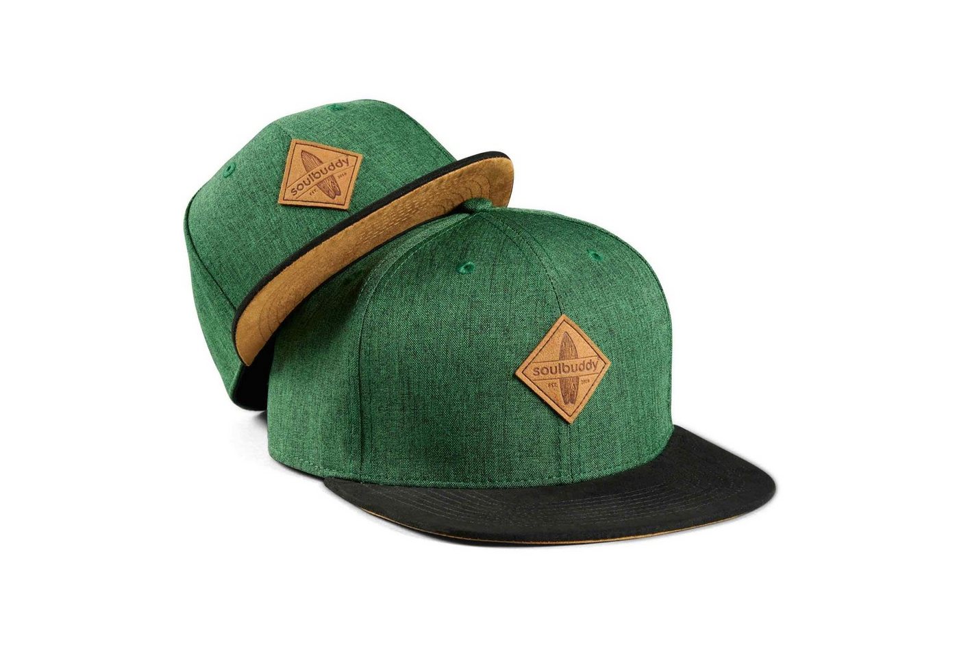Soulbuddy Baseball Cap 2er-Set Partnerlook-Set, Geschenk für Eltern, Geschenk Papa Mama (Set = 1x Eltern Cap + 1x Kinder Cap, Identisches Partnerlook-Set) von Soulbuddy