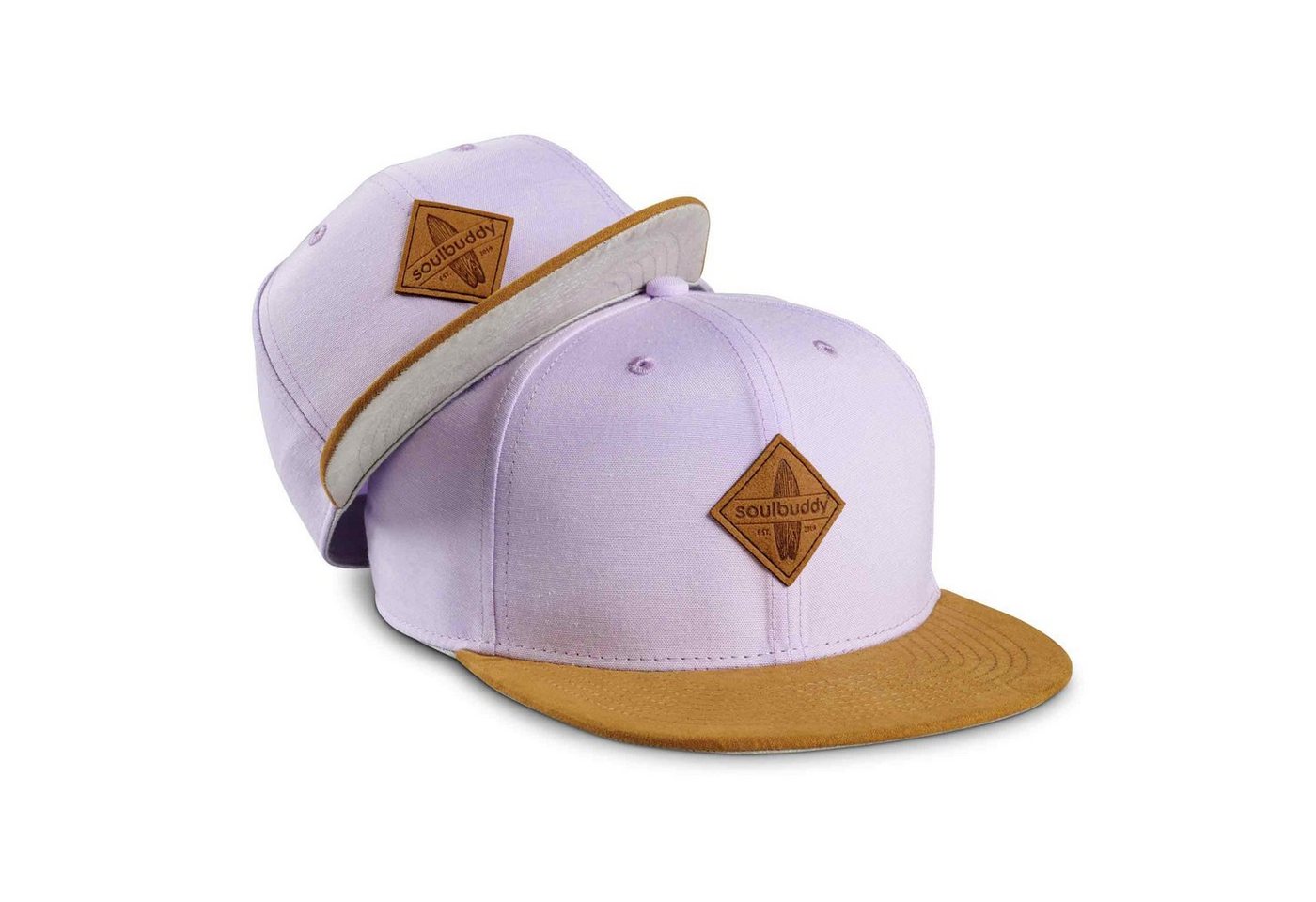 Soulbuddy Baseball Cap 2er-Set Partnerlook-Set, Geschenk für Eltern, Geschenk Papa Mama (Set = 1x Eltern Cap + 1x Kinder Cap, Identisches Partnerlook-Set) von Soulbuddy