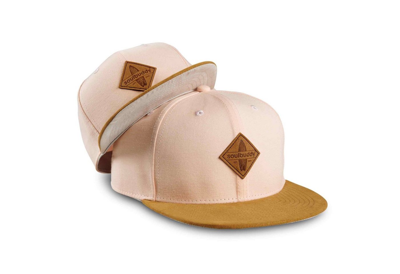 Soulbuddy Baseball Cap 2er-Set Partnerlook-Set, Geschenk für Eltern, Geschenk Papa Mama (Set = 1x Eltern Cap + 1x Kinder Cap, Identisches Partnerlook-Set) von Soulbuddy