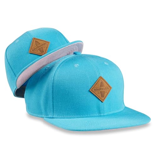 Soulbuddy Cap Herren Cap Kinder – 2er-Set Familien Outfit Set – Vater Sohn Partnerlook – Mama Tochter Partnerlook – Papa Geschenk – SkyBlue-Pink – One Size und Kids L von Soulbuddy