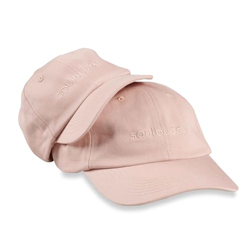 Soulbuddy Herren Basecap Cap Kinder – 2er-Set Familien Outfit Set – Geschenk für Papa – Muttertagsgeschenk – Geschenke für Männer – Papa Geschenk – Blush – One Size und Kids M von Soulbuddy