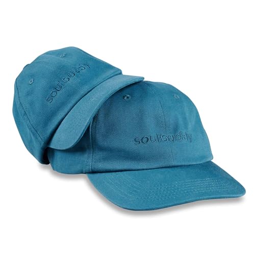 Soulbuddy Herren Basecap Cap Kinder – 2er-Set Familien Outfit Set – Geschenk für Papa – Muttertagsgeschenk – Geschenke für Männer – Papa Geschenk – Petrol – One Size und Kids L von Soulbuddy