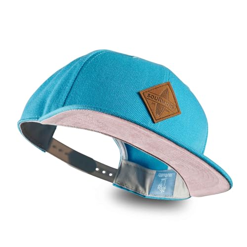Soulbuddy Kappe Herren Cap Damen – Cap Herren – Basecap Herren – Baseball Caps für Herren – Caps Männer – Mütze Herren – Urlaub Must Haves – One Size – Unisex – SkyBlue-Pink von Soulbuddy