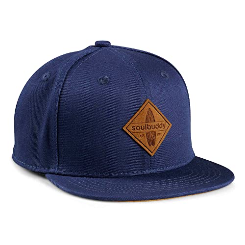 Soulbuddy Kinder Cap – Unisex Kinderkappe – Schirmmütze für Jungen & Mädchen – Trendiger Sonnenhut für Outdoor & Freizeit Dunkelblau – Größe M von Soulbuddy