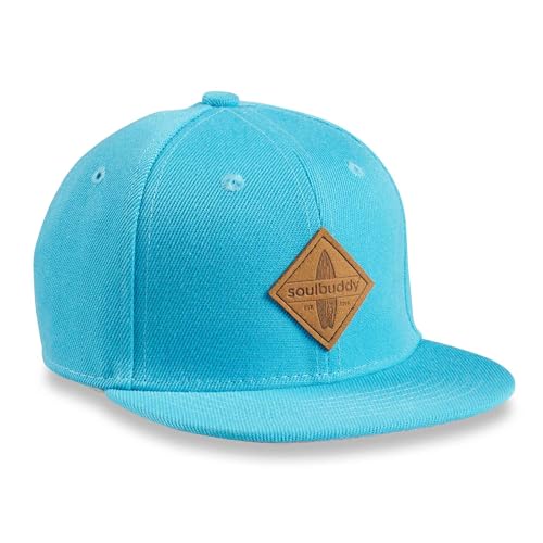 Soulbuddy Kinder Cap – Unisex Kinderkappe – Schirmmütze für Jungen & Mädchen – Trendiger Sonnenhut für Outdoor & Freizeit SkyBlue-Pink – Größe L von Soulbuddy