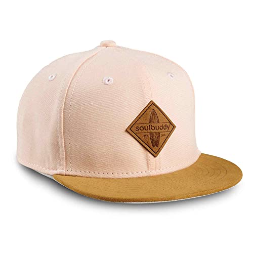 Soulbuddy Kinder Cap – Unisex Kinderkappe – Schirmmütze für Jungen & Mädchen – Trendiger Sonnenhut für Outdoor & Freizeit Pfirsich – Größe M von Soulbuddy