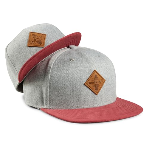 Soulbuddy Cap Herren Cap Kinder – 2er-Set Familien Outfit Set – Vatertagsgeschenk für Papa – Geschenke zum Vatertag – Papa Geschenk – Grau-Rot – One Size und Kids M Soulbuddy Cap Herren Cap Kinder – 2er-Set Familien Outfit Set – Vatertagsgeschenk für Papa – Geschenke zum Vatertag – Papa Geschenk – Grau-Rot – One Size und Kids M von Soulbuddy
