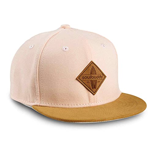 Soulbuddy Kinder Cap Schirmmütze Kinder – Mütze Jungen – Mütze Mädchen – Kappe Kinder – Sonnenhut Kinder – Geschenke zur Geburt – 3 Größen verfügbar – Pfirsich – Größe S von Soulbuddy