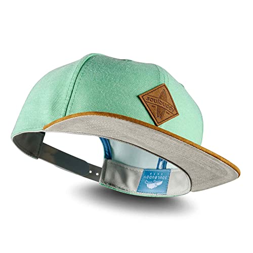 Soulbuddy Basecap Herren Snapback Cap – Cap Herren – Kappe Herren – Caps Männer – Baseball Caps für Herren und Damen – Urlaub Must Haves – Outdoor – One Size – Unisex – Mintgrün von Soulbuddy