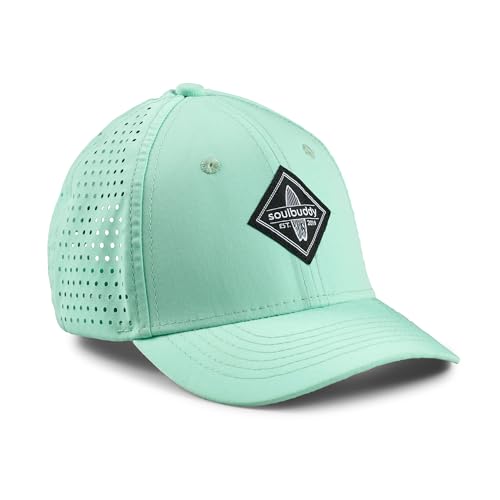 Soulbuddy Sport Sonnenhut Kinder Cap Kinder – Cappy Kinder Jungen Mädchen – Basecap Kinder – Snapback Cap Kinder – 2 Größen verfügbar – Light Mint – Größe M von Soulbuddy