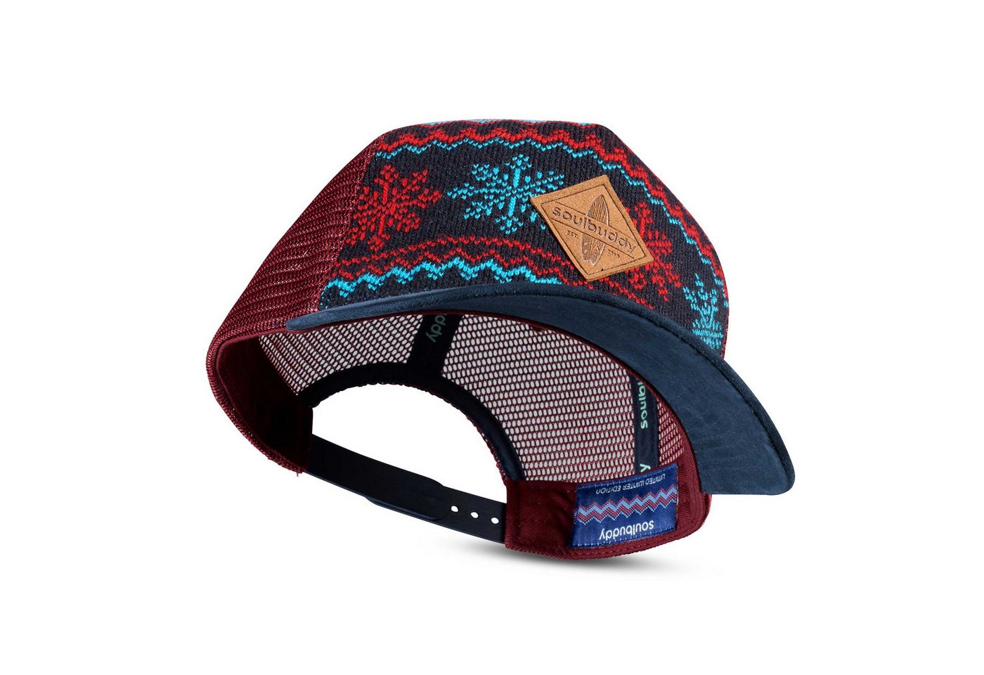 Soulbuddy Trucker Cap, Basecap, Snapback, Cappy Herren & Damen, Mann Geschenk (One Size, Unisex, Gebogener Schirm, Größenverstellbar) von Soulbuddy