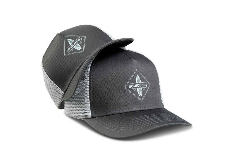 Soulbuddy Trucker Cap Partnerlook 2er-Set, Mini Me Set, Weihnachtsgeschenk für Eltern (Set = 1x Eltern Trucker Cap + 1x Kinder Trucker Cap, Größenverstellbar) von Soulbuddy