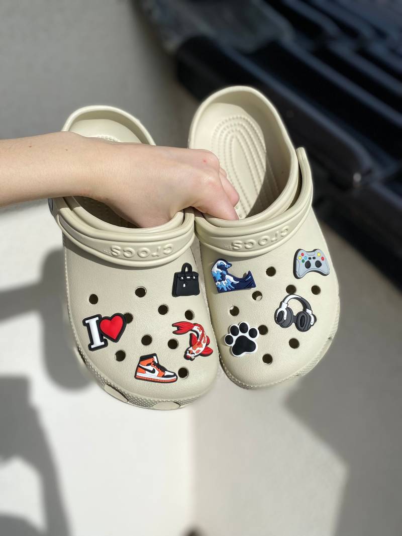 Crocs Charms, Croc Jibbitz, Musik Reisen Tiere Tasche, Anstecker, Schuh Charm Musik, Pins Set, Clog Dekoration, Clogs Schuhdekoration von SouleCharms