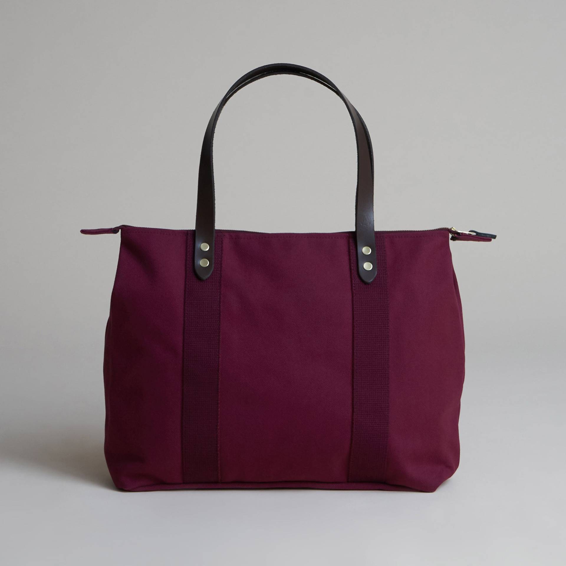 SOULEWAY - Canvas Tote Bag, Made in Germany, wasserabweisend, Bordeaux Rot von Souleway