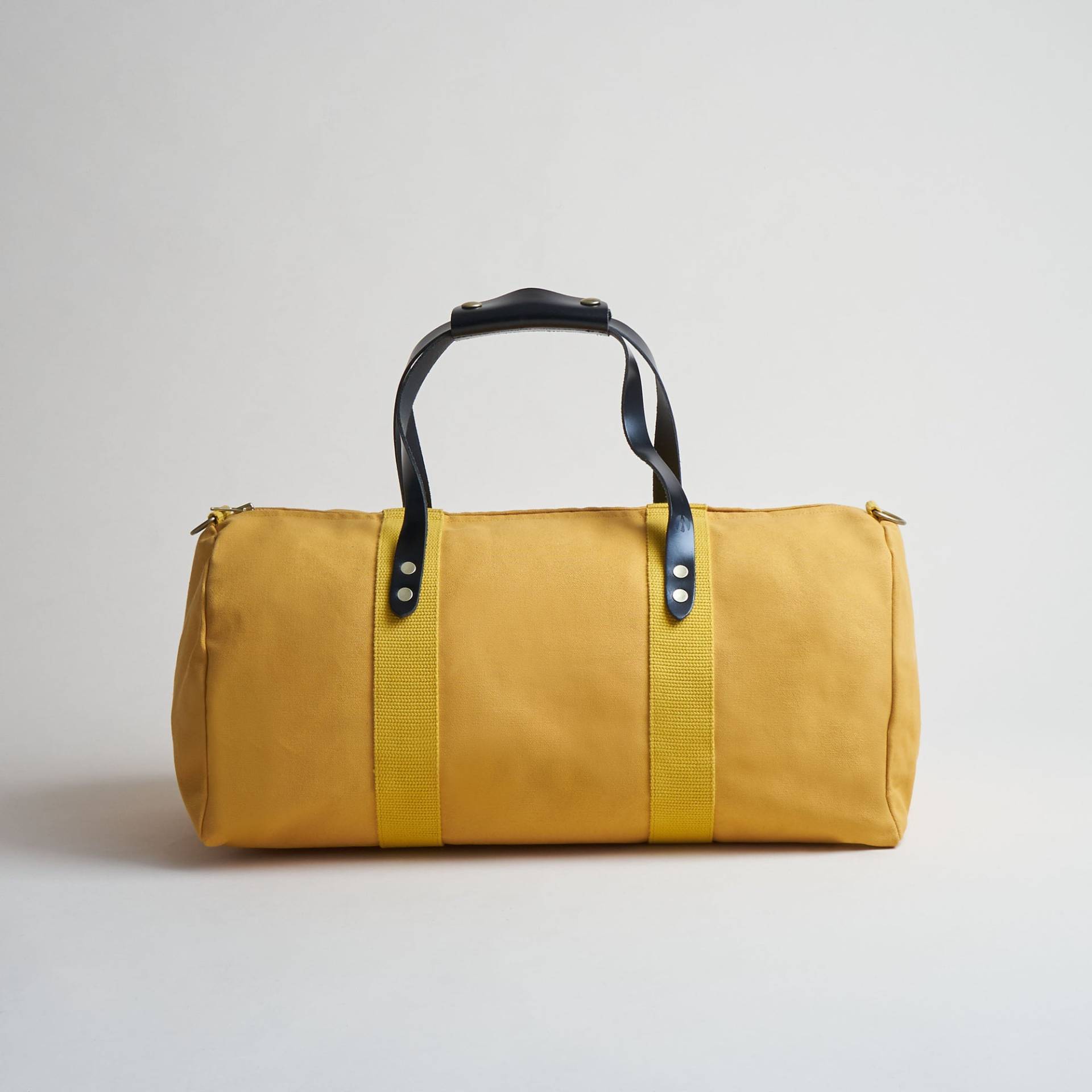 SOULEWAY - Canvas Weekender, Made in Germany, Handgepäck, wasserabweisend, für Damen und Herren, Senfgelb von Souleway