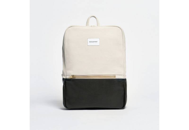 Souleway Cityrucksack Daypack Two-Tone, vegan, für Damen und Herren aus Canvas und Oleatex, Handgepäck, hergestellt in Deutschland, wasserabweisend von Souleway