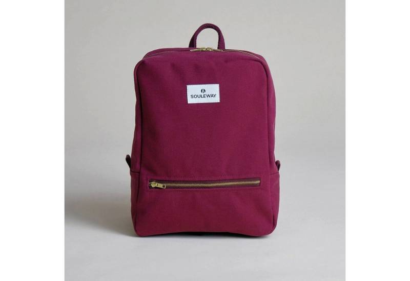 Souleway Cityrucksack Daypack, vegan, für Damen und Herren in verschiedenen Farben, Handgepäck, hergestellt in Deutschland, wasserabweisend von Souleway