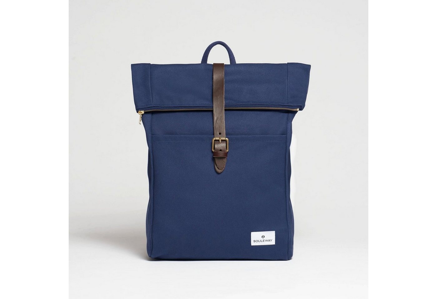 Souleway Cityrucksack Foldtop, für Damen und Herren, in schwarz und Weitere, Handtasche, Handgepäck, hergestellt in Deutschland, nachhaltig, wasserabweisend von Souleway