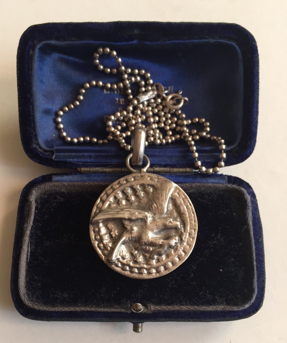 Vintage Silber Vogel Halskette, Sterling Silber Vintage Silber Vogel Halskette, Sterling Silber von Soulfullmoon