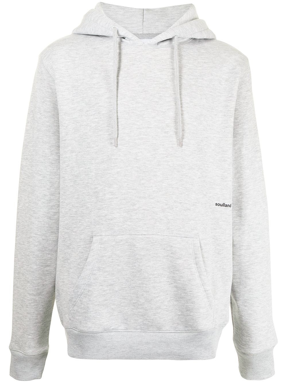 Soulland Hoodie mit Logo-Print - Grau von Soulland