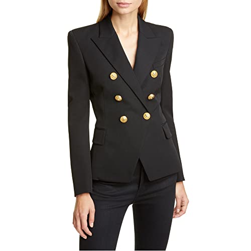 Soulolo Damen Blazer Cardigan Female Freizeit Business Jacke Elegant Blazer Lang Anzugjacke Casual Basic Blazer Blazer für Damen Businessjacke Mantel Coat von Soulolo