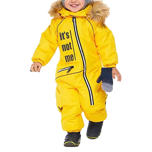 Soulolo Kinder Mädchen Skianzug Schneeanzug Tmungsaktiv und Wasserdicht Winddicht Funktions-Skioverall Schneeanzug Gefüttert von Soulolo