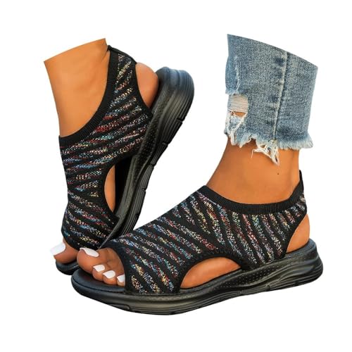 Soulolo Sandalen Damen Sommerschuhe Rutschfeste Sommer Breite Füße Schuhe Sommersandalen Outdoor Sandal Soulolo Sandalen Damen Sommerschuhe Rutschfeste Sommer Breite Füße Schuhe Sommersandalen Outdoor Sandal von Soulolo
