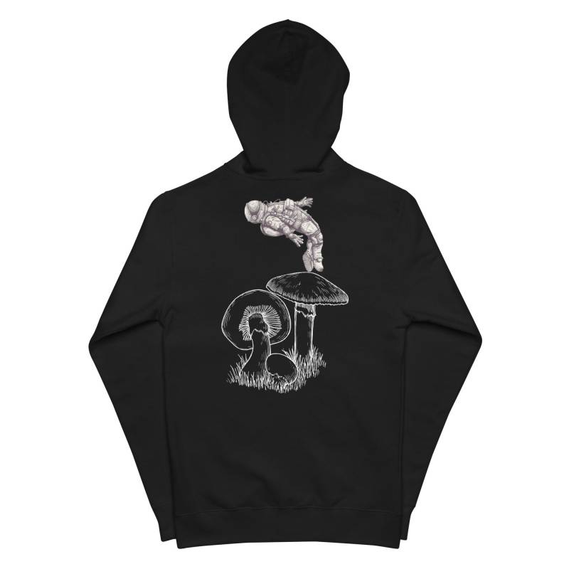Astral Ascension Unisex Fleece Zip Up Hoodie - Rise To New Heights von SoulrideJourney
