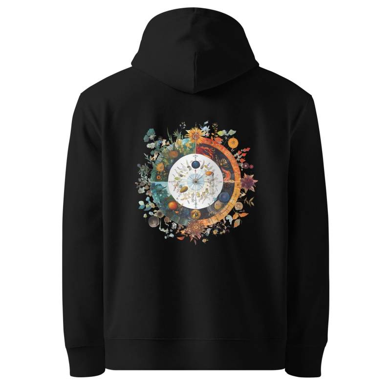 Celestial Bloom Hoodie | 100 % Bio Baumwolle Unisex-Kapuzenpullover Soulride von SoulrideJourney