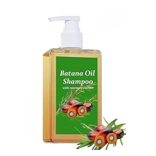 Batana Oil Shampoo,Shampoo De Batana Para La Caida Del Cabello,Natural Hair Loss Shampoos with Rosemary Extract,Nourishing & Regenerating Hair-Soft and Fluffy for Men & Women (1pcs) von Soumiey