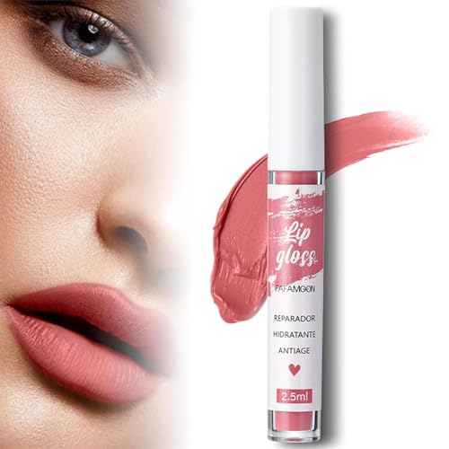 FAFAMOON Single Stick Non-Stick Cup Matte Mist Velvety Lip Gloss,Lip Glaze,Non-stick Cup Lip Glaze,Long Lasting Lip Gloss 24 Hour Waterproof Non Sticky (07#) von Soumiey