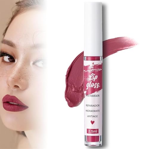 FAFAMOON Single Stick Non-Stick Cup Matte Mist Velvety Lip Gloss,Lip Glaze,Non-stick Cup Lip Glaze,Long Lasting Lip Gloss 24 Hour Waterproof Non Sticky (09#) von Soumiey