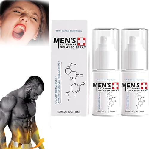 JJLBRO Men's Long Lasting Delay Stronger Spray,JJLBRO Men's Spray Long Lasting Delay,JJLBRO Men's Energy Strength Spray, Delay Spray for Men, All Night Enhancer Spray (2pcs) von Soumiey