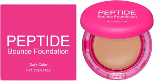 Peptide Bounce Balm Foundation, Peptide Bounce Foundation – Hydrating, Age-Defying Makeup for Mature Skin, Natural, Medium Buildable Coverage, Blur Fine Lines, Smooths Texture (#03, 1pcs) von Soumiey