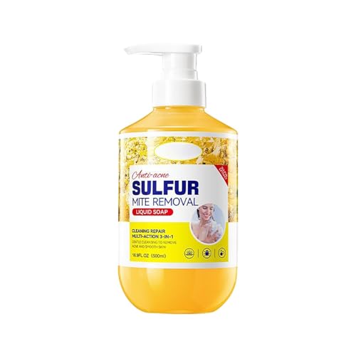 Sulfur Body Wash,Shower Gel for Women and Men,Multi-action Cleanser and Shower Gel,Deep Clean Refreshing Soothes Gentle Daily Body Clean for Traveling and Bathroom Essentials (1) von Soumiey