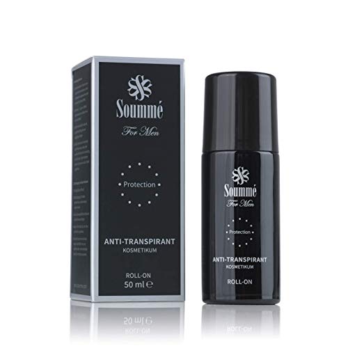 Soummé Antitranspirant Protection Roll-On for Men Kosmetikum | 50 ml | Schützt vor Schweiß- und Geruchsbildung, Dermatologisch getestet von Soummé