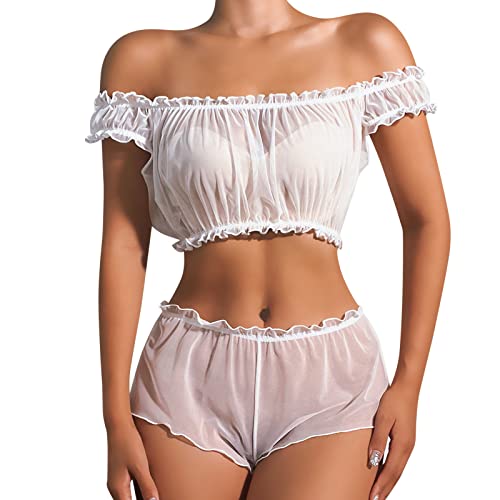 Dessous Damen Sexy Reizwäsche Leder Kinky Unterwäsche Body Ouvert Dessous Mollige Lack Flirty String Fishnet Stockings Nahtlose Bodysuit Strumpfhalter Nachtwäsche Fischnetz Strumpfhosen von Soupliebe