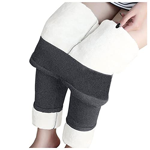 Gefütterte Strumpfhosen Damen,Thermoleggins Für Mädchen Warme Thermostrumpfhose Thermohose Winter Thermo Winterleggins Winterstrumpfhose Blickdicht High Waist Leggings Hose Unterhosen Fleecehose von Soupliebe