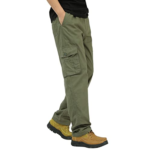 Herren Cargo-Stretchhose Weiche Vintage Wanderhose Premium Täglich Jogginghose Generic Sommer Lockere Comfort Regular Fit Casual Freizeithose Hose Hose Trekkinghose Outdoorhose Sport von Soupliebe