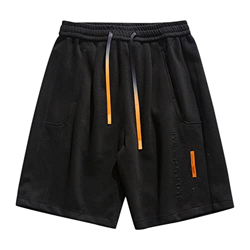 Kurze Hosen Jungs Casual Regulär Fit Kurze Hose Kurze Einfarbig Sporthose Sommer Elastischer Mit Taschen Baumwolle Cargohose Bermuda Short Sommerhose Laufshorts Freizeithose von Soupliebe