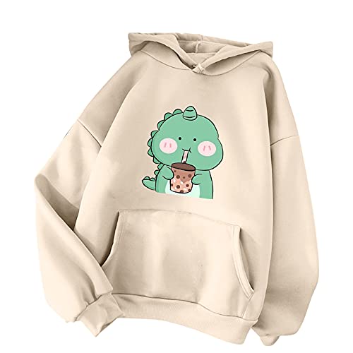 Soupliebe Teenager Mädchen Kleidung Kawaii Hoodie Herbst Winter Pullover Sweatshirt mit Kapuze Damen Casual Hoodies Pulli Warme Jumper Sweatjacke Oberteile Tops von Soupliebe
